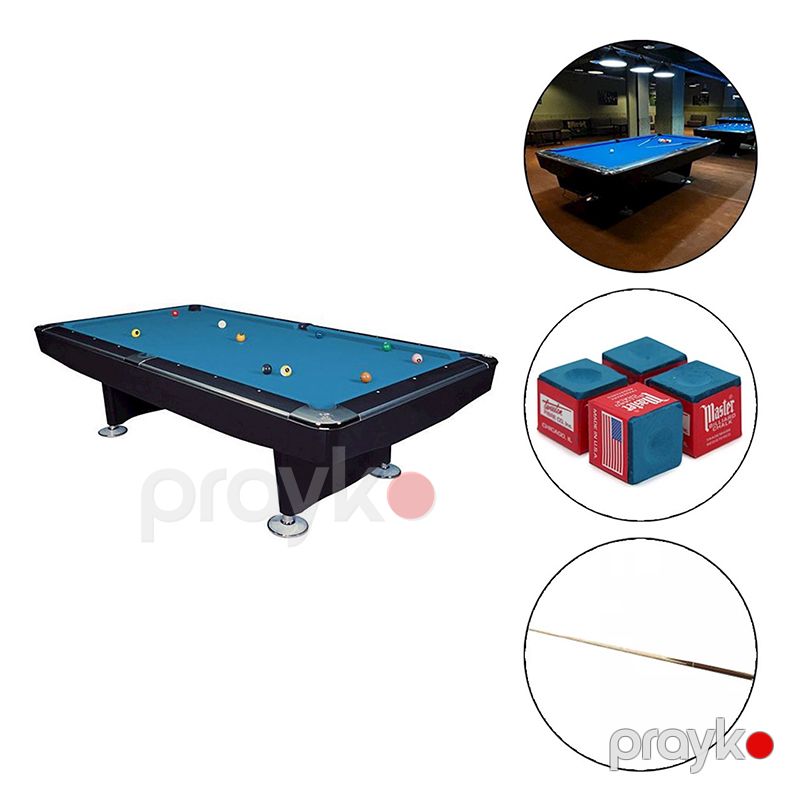 Amerkan Mərmər Bilyard Masası Ferro Billiard Pool Table Qara 9fut Parlaq Qara Bilyard Masa — Fitness və simulyatorlar, Bakı (2)