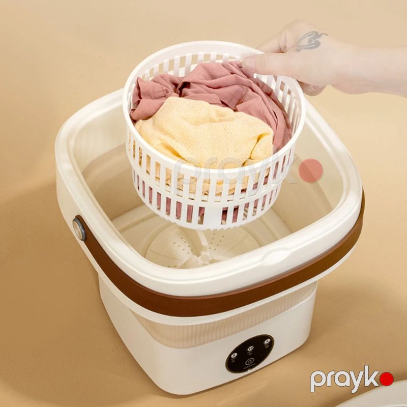 Portativ Mini Qatlana Bilən Paltaryuyan Maşın Yüksək Güclü 2kq Mini Paltaryuyan 36W — Paltaryuyan maşınlar, Bakı (2)