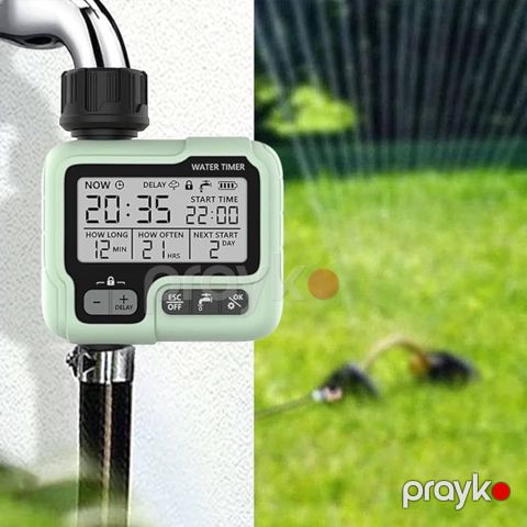 Suvarma taymeri proqramlaşdırıla bilən, açıq bağ və çəmənlik üçün, ABS materiallı, avtomatik suvarma, gecikdirmə və manual idarəetmə sistemi - prm1_56 — Bakı