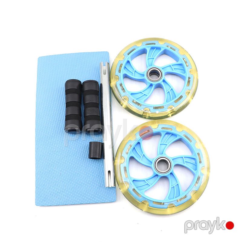 Wheel Press Səssiz İki Təkərli Abdominal Press Çarxı Qarın Əzələ Məşq Aləti — İdman, hobi, istirahət, Bakı (4)