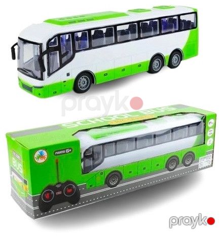 Radio ilə idarə olunan avtobus DP324206, yaşıl, 6+ yaş — Bakı