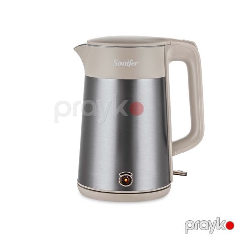 Sonifer SF-2131 - 1500W Ev Elektrikli Çaydan Paslanmayan Polad 1.8L Üçqat İzolyasiyalı Qurumaya Qarşı Portativ Məişət İstifadə üçün — Bakı