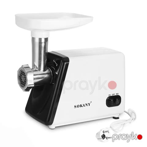Yüksək Keyfiyyətli Sokany Ətçəkən SK-312 Qida dərəcəli Paslanmayan Polad Bıçaq 2500W Gücə Məxsus — Bakı