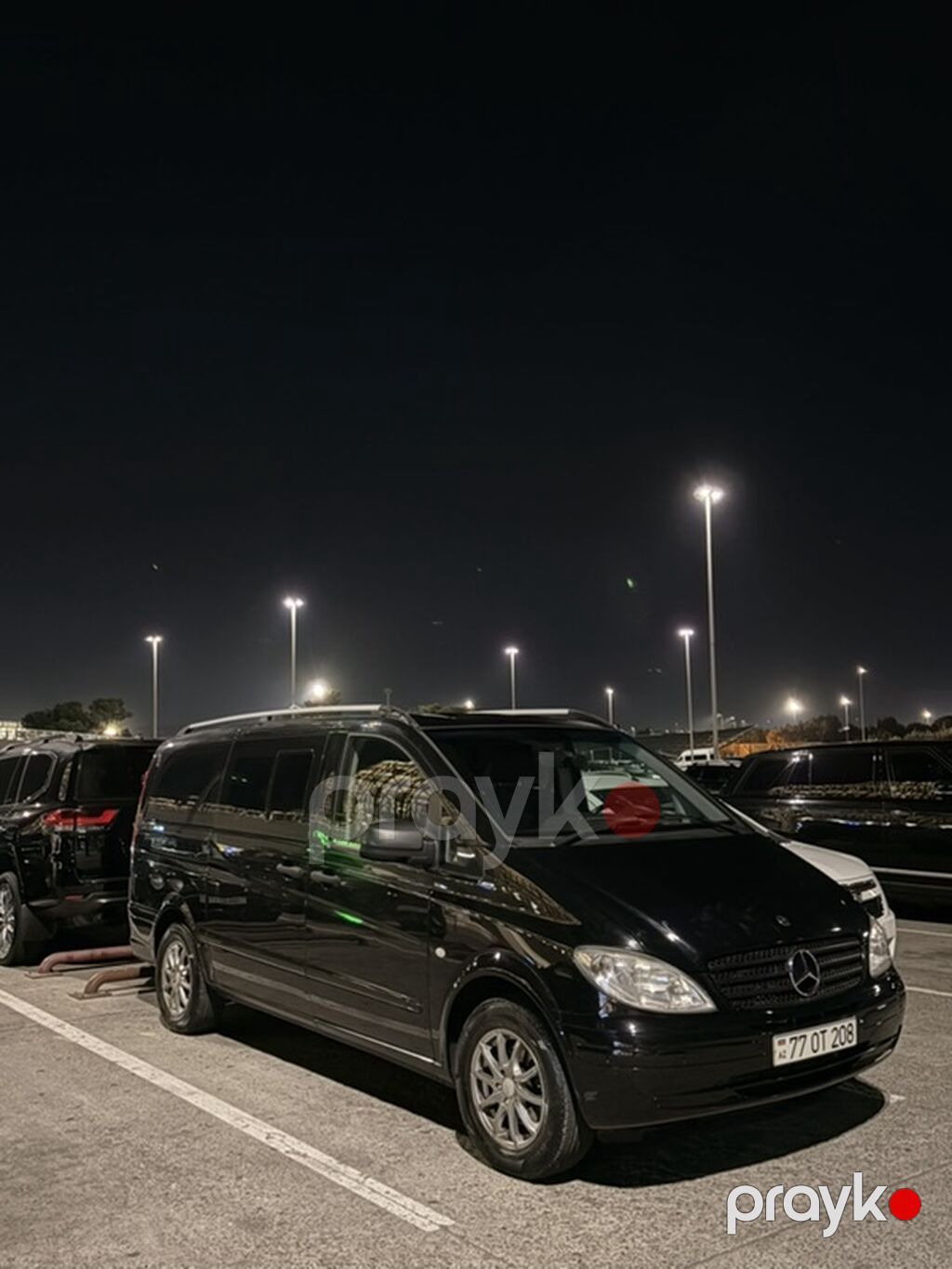 Mercedes‑Benz Vito – qara rəngli, uzun kuzovlu miniven 77-OT-208 — Avtomobillər, Digah (5)
