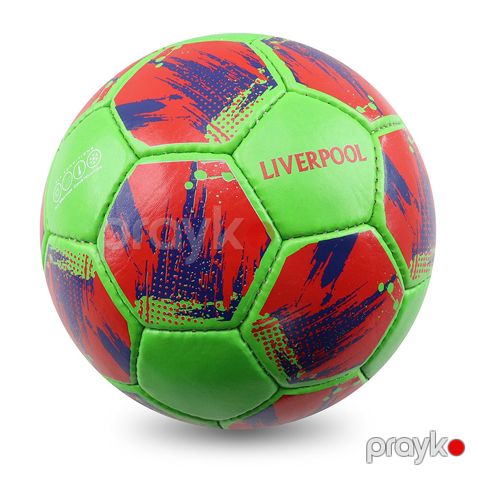 Yeni Rəngli Dizaynda 5 Nömrəli Liverpool Futbol Topu Yüksək Dayanıqlı Kamanda Futbol Topu Yaşıl Qırmızı — Bakı