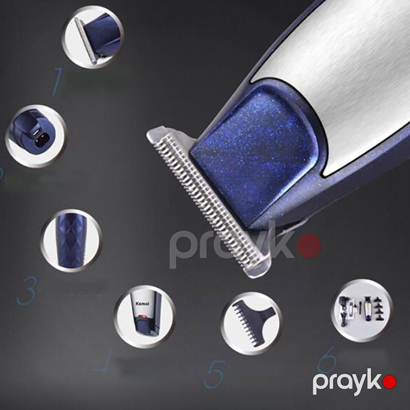 Kemeı KM-5021 Professional 3-ü 1 Arada Saç Təraş Maşını 3W Təkrar Doldurula Bilən USB AC Trimmer Saç Kəsmə Maşını — Usturalar, trimmerler və epilyatorlar, Bakı (4)