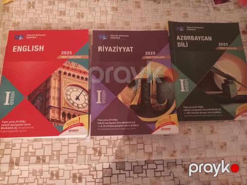 DİM 2025 Test Topluları – I hissə - Fənlər: English, Riyaziyyat — Göyçay