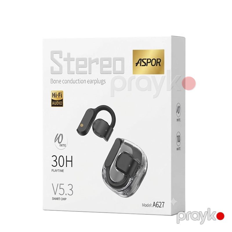 Aspor A627 True Bluetooth Qulaqlıq Bütün cihazlar üçün uyğun simsiz 5.3 Bluetooth Qulaqlıq 400mAh 35hours — Telefonlar və qadjetlər, Bakı (3)