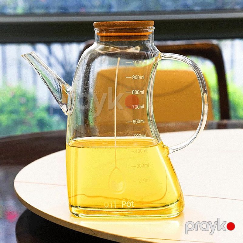Şüşə Yağ Qabı Yağ Şüşəsi 1000 ML — Qablar və mətbəx əşyaları, Bakı (6)