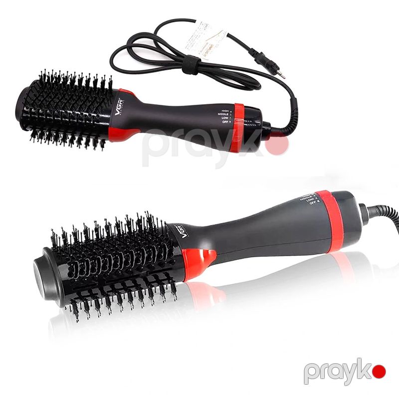 Yeni dizaynda VGR Professional 2-də 1 Arada Saç Qurutma Feni 3 Temperatur Parametri Saç Düzləşdirici Daraq Fen V-416 — Ev texnikası, Bakı (2)