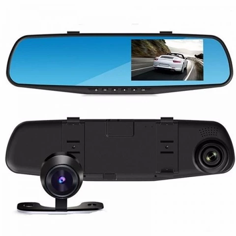 2 kameralı güzgü registrator Vehicle Blackbox Full HD — Mallar, Bakı (2)