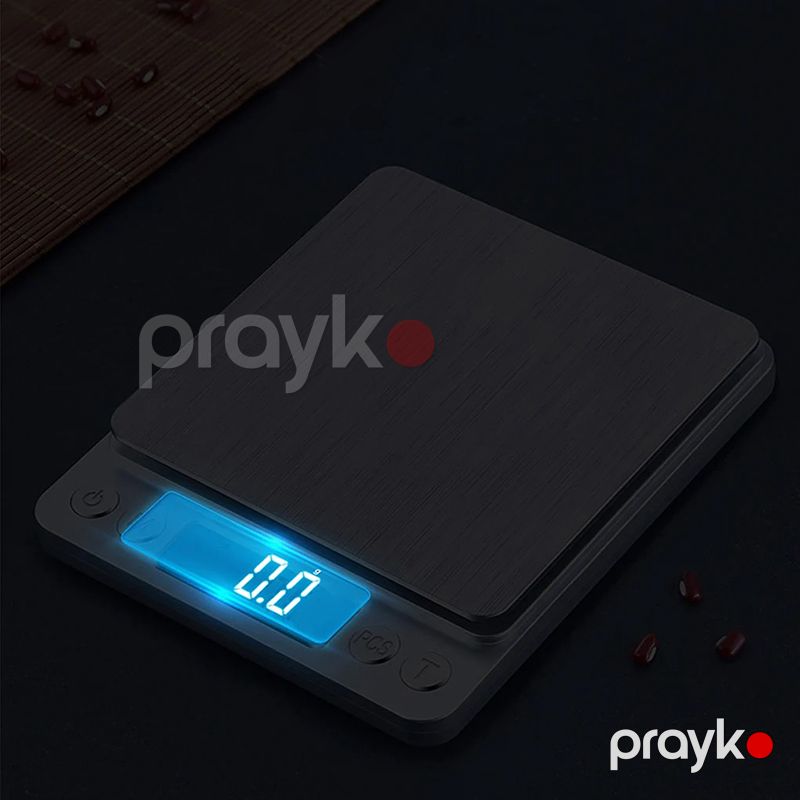 Rəqəmsal Mətbəx Tərəzisi LCD Displey Paslanmayan Polad Meyvə-tərəvəz Zərgərlik Tərəzisi 500g Çoxfunksiyalı Polad Tərəzi — Tərəzi, Bakı (5)