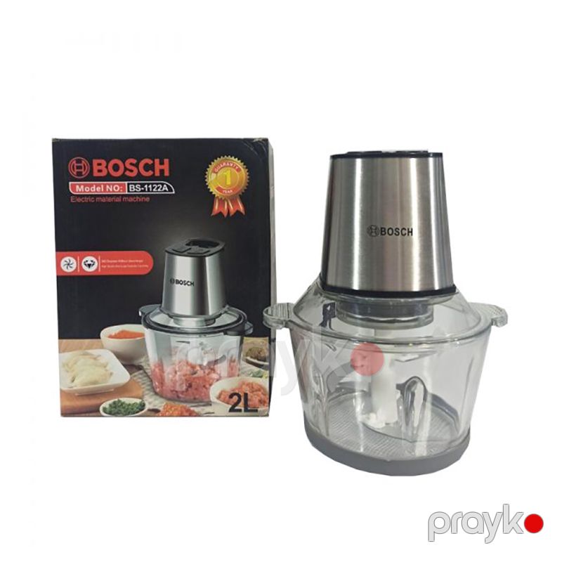 Bosch BS-1122A Elektrikli Doğrayıcı Meyvə Tərəvəz Ət Doğrayıcı 650W 2L Tutuma Malik Dograyici — Blenderlər, xırdalayanlar və mikserlər, Bakı (7)