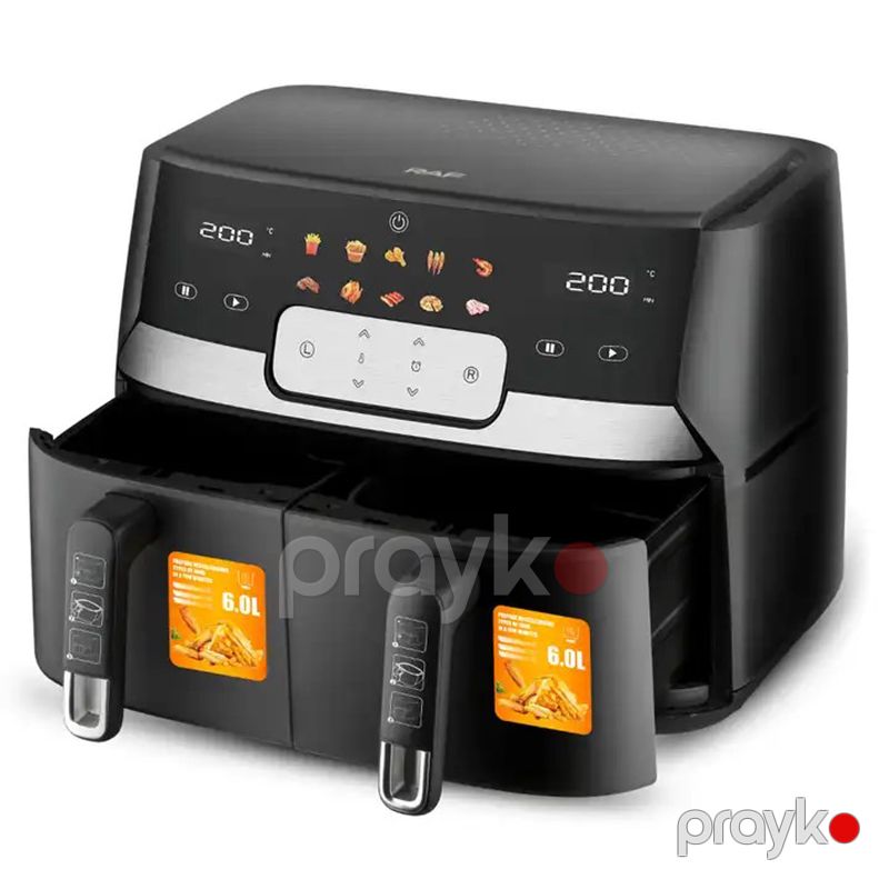 RAF R.5272 Böyük Tutuma Malik Hava Fritözü 12L Elektrikli Fritöz 3400W Peşəkar Fritöz — Digər mətbəx texnikası, Bakı (5)