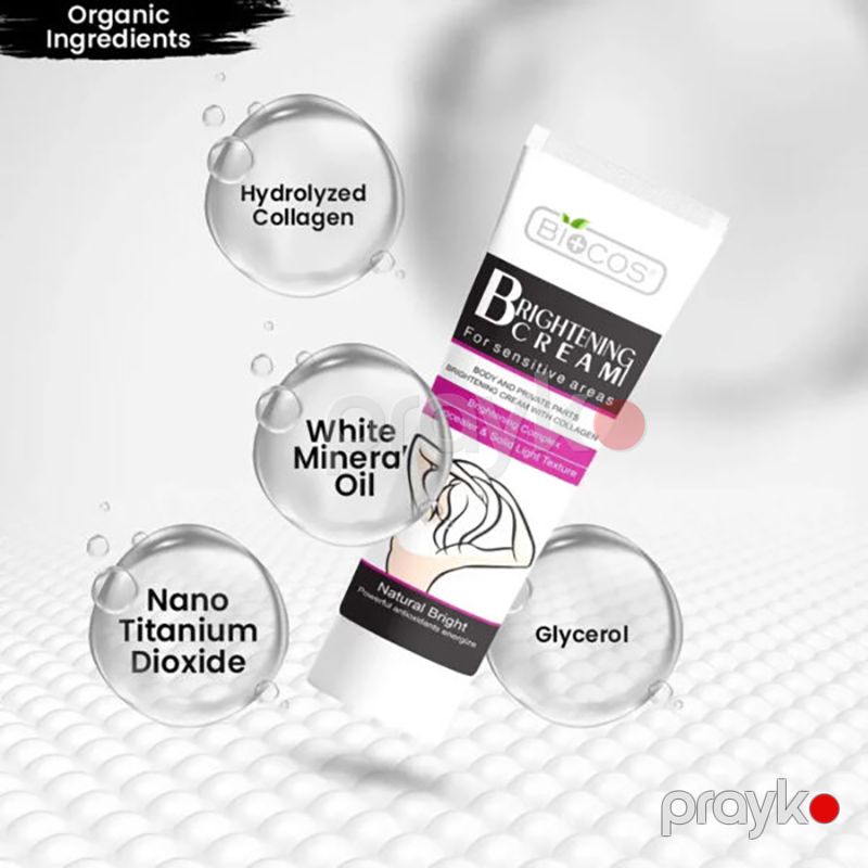 Biocos Whitening Cream for Sensitive Areas – Həssas Bölgələr üçün Ağardıcı Krem (40 ml) — Gözəllik və səhiyyə, Bakı (4)