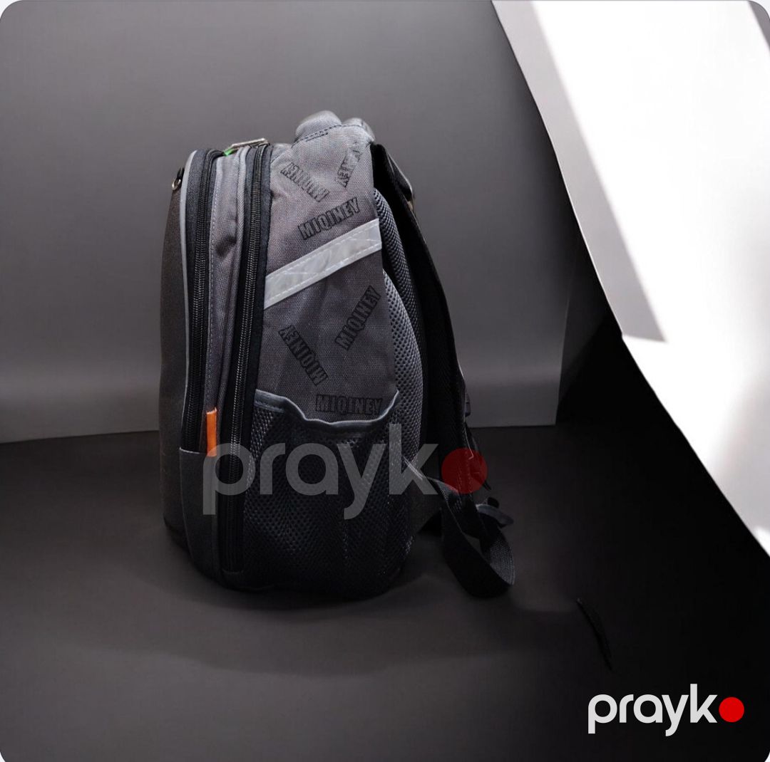 Məktəb bel çantası, Oksford parça, boz, 16.5 l — Mallar, Bakı (3)
