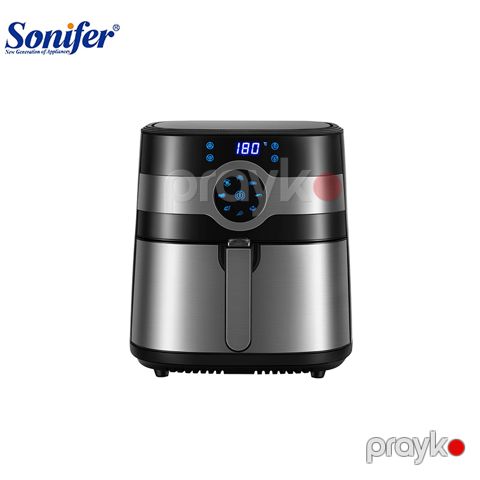 Sonifer SF-1031Çoxfunksiyalı Sensorlu Ekranlı Elektrikli Qızardıcı 1800W Gücündə Airfryer Böyük Tutumlu 8L — Bakı
