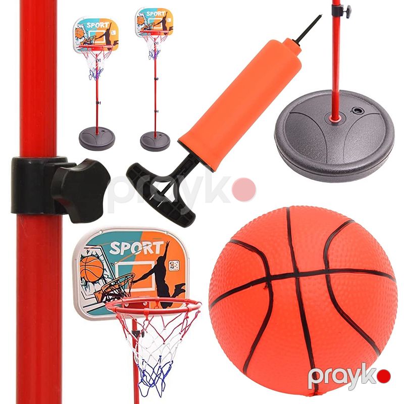 Uşaqlar üçün basketbol dəsti Tənzimlənən Uşaq Basketbol Halqası Basketbol Səbəti — İdman, hobi, istirahət, Bakı (6)
