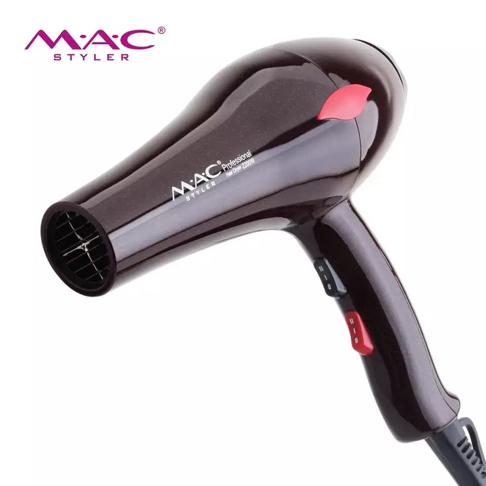 Mac Styler Seramik Saç Qurutma Feni 2200Vt Gücündə Saç Qurutma Feni Saç Həcimləndirmə Pzəlliyi İlə MAC Hava Feni — Fən, Bakı