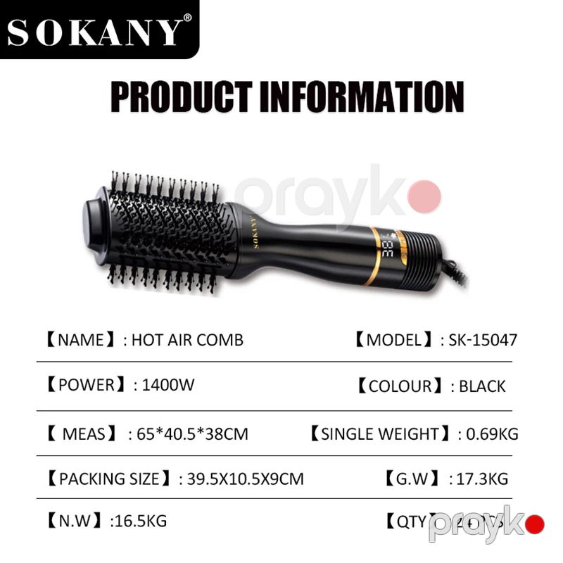 Sokany SK-15047 2-si 1 Arada Fırça Fen — Fən, Bakı (4)