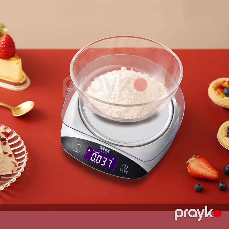 DSP Peşəkar Mətbəx Tərəzisi LCD Ekrana Sahib Davamlı Elektron Həssas Protativ Mətbəx Tərəzisi — Tərəzi, Bakı (4)