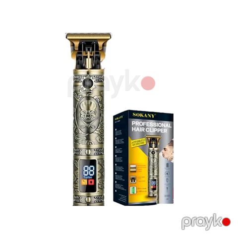 Sokany SK-228 Simsiz Trimmer Kişi Üçün Təraş Maşını Saç Saqqal Təraş Maşını 5W — Bakı