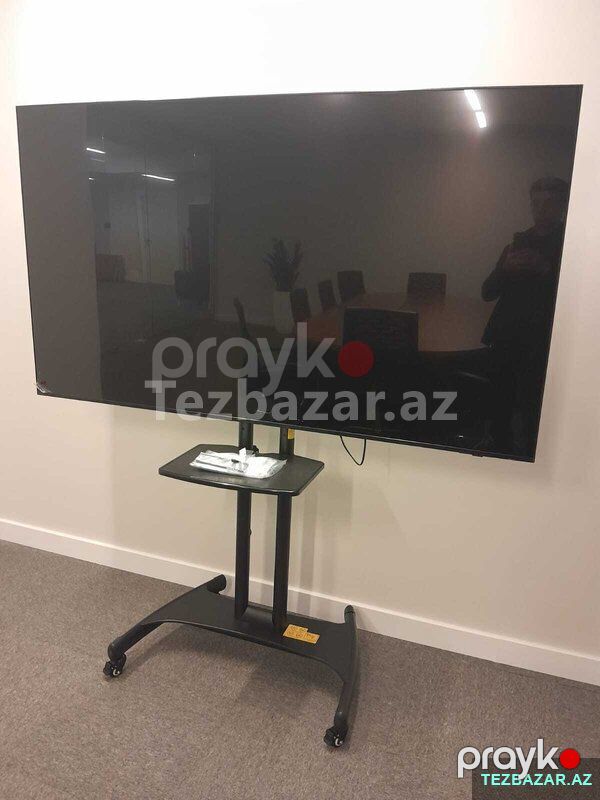 Təkərli sürülə bilən tv steünd satılır — Televizorlar, Bakı (4)