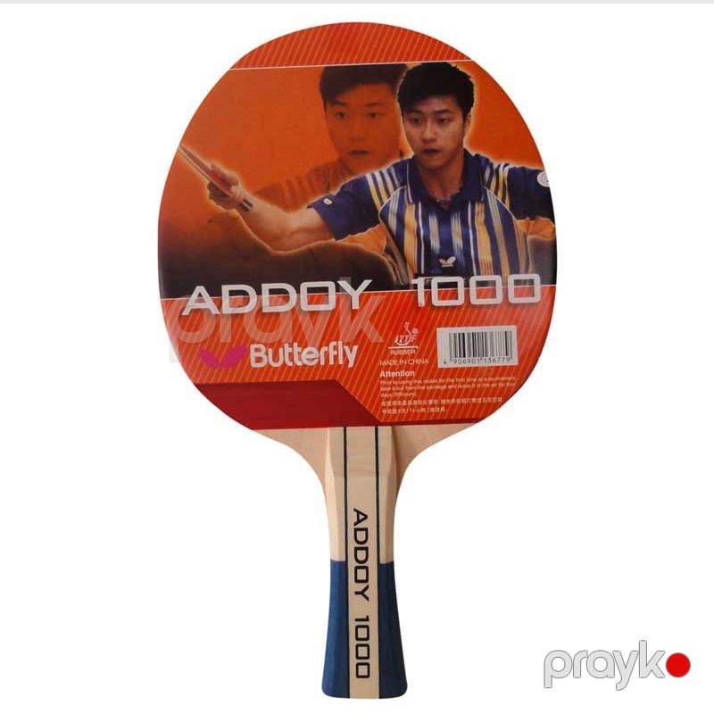 Butterfly Stolüstü Tennis Raketi Addoy 1000 Hamar Rezin Tenis Raketkası Dayanıqlı Tenis Roketkası — İdman, hobi, istirahət, Bakı (2)