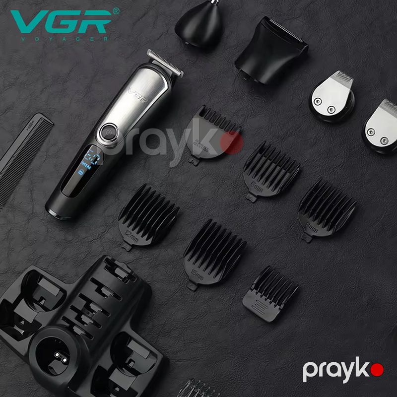 VGR V-105 Çoxfunksiyalı Saç Saqqal Təraş Maşını Burun Qulaq Trimmer Dəsti 5W — Usturalar, trimmerler və epilyatorlar, Bakı (6)