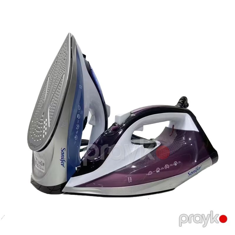 Sonifer SF-9066 - Ütü, 1600W Güc, Yüksək Keyfiyyətli Keramika Altlıq, Buxar Təchizatı Tənzimlənməsi, Avtomatik Söndürmə — Ev texnikası, Bakı (5)