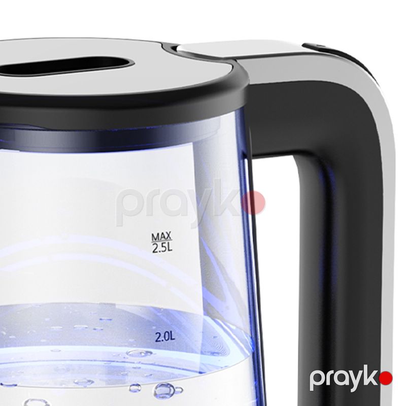 Sokany SK-09077 - Şüşə Su Çaydanı, 2.5 Litr Sürətli Qaynayan Elektrik Çaydanı — Elektrik çaydanları və termoslar, Bakı (2)