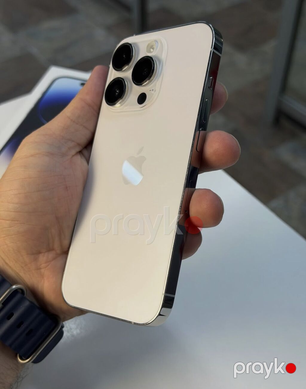 IPhone 14 Pro, 128 GB, Matte Gold, Zəmanət, Simsiz şarj, Face ID — Apple iPhone, Bakı (3)