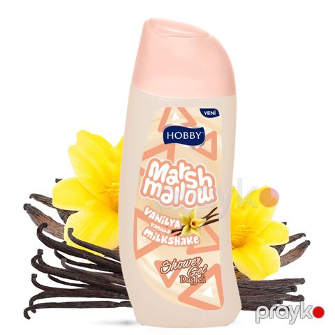 Hobby Marshmailow Vanil və Milkshake Duş Geli 500 ML Duş Deli Vanil Yeni Duş Jeli Vanilya 500Gr — Bakı