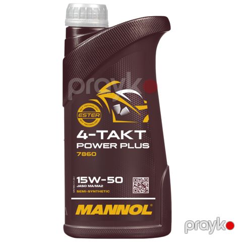 Mühərrik yağı Mannol 4-Takt Power Plus SAE 15W-60 7860 1 lt — Bakı
