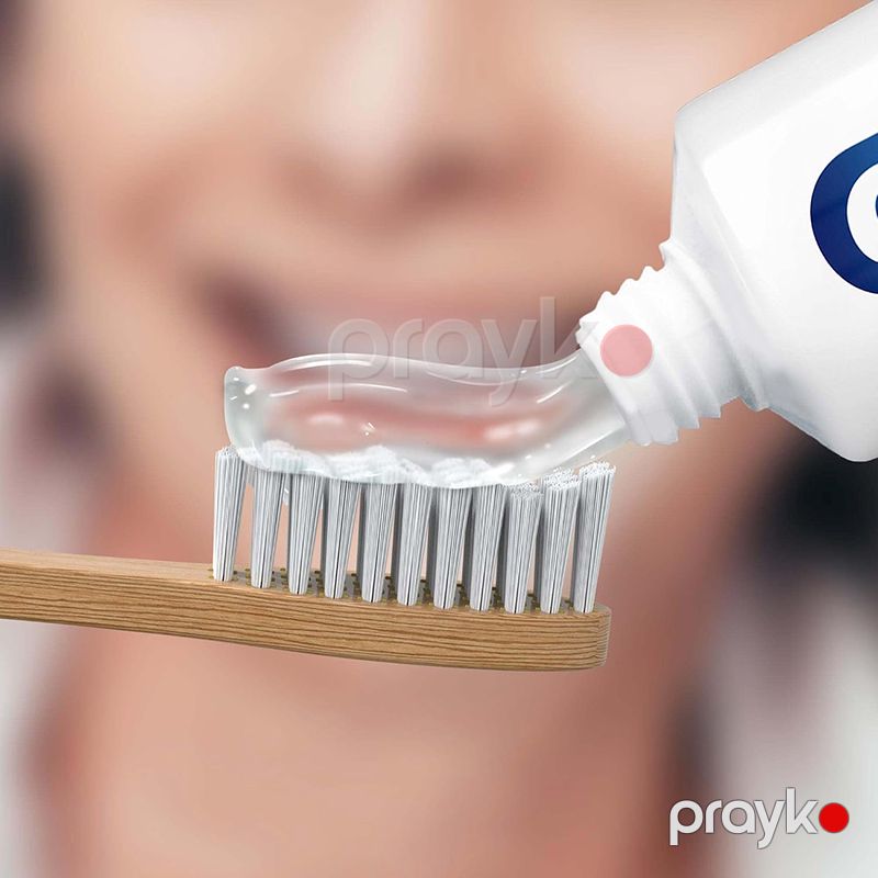 Oral-B Diş Eti Bakımı ve Plak Kalkanı Florürlü Diş Macunu 50 ml + Bamboo Diş Fırçası Oral-B Hediyye Diş Fırçası — Gözəllik və səhiyyə, Bakı (7)