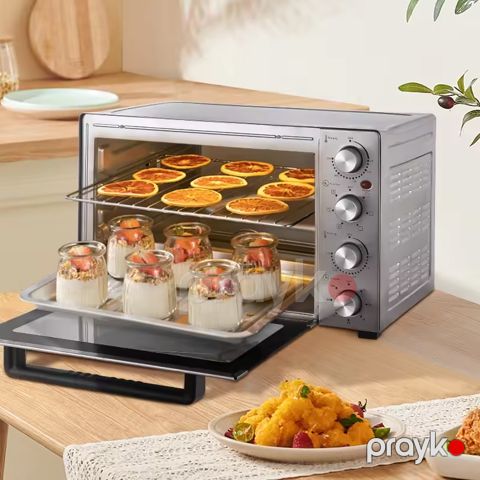 Wınnıng Star ST-9618 Çoxfunksiyalı Elektrikli Mətbəx Sobası Qril Çörək Pizza Hazırlamaq Üçün Soba 2400W — Bakı