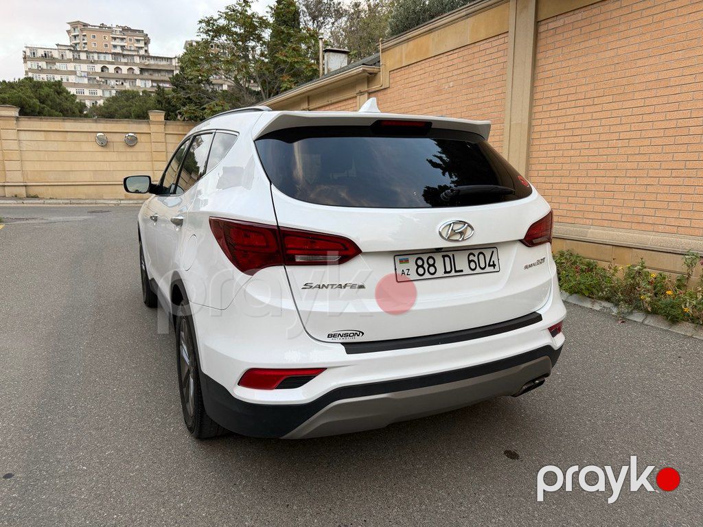Hyundai Santa Fe, 2.0 L, 2016 il, 107 600 km — Avtomobillər, Bakı (12)