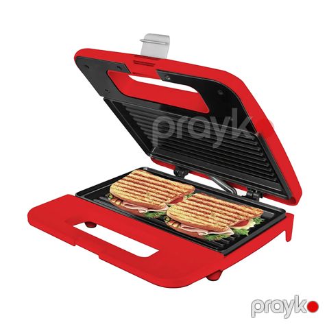 Sonifer SF-6042 Elektrikli Qril Sendvic Maşını Xüsusi Yapışmayan Örtüklü Profesionnal Termostat Nəzarətli Toster Grill Maker Sandwich Maker — Bakı