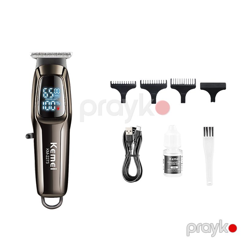 Kemeı Km-2273 - Trimmer Yeni Dizaynlı Peşəkar Saç Kəsiciləri Şarj Edilə Bilən Elektrikli Saç Kəsici Maşın — Usturalar, trimmerler və epilyatorlar, Bakı (2)
