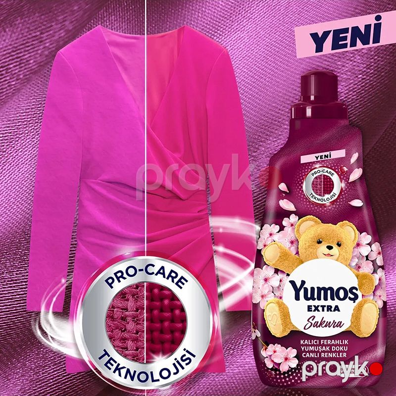 Yumoş Extra Sakura Yumuşatıcı 60 Yıkama 1.44 lt Yumoş Extra Çamaşır Yumuşatıcı Sakura 1440 ml — Mallar, Bakı (6)