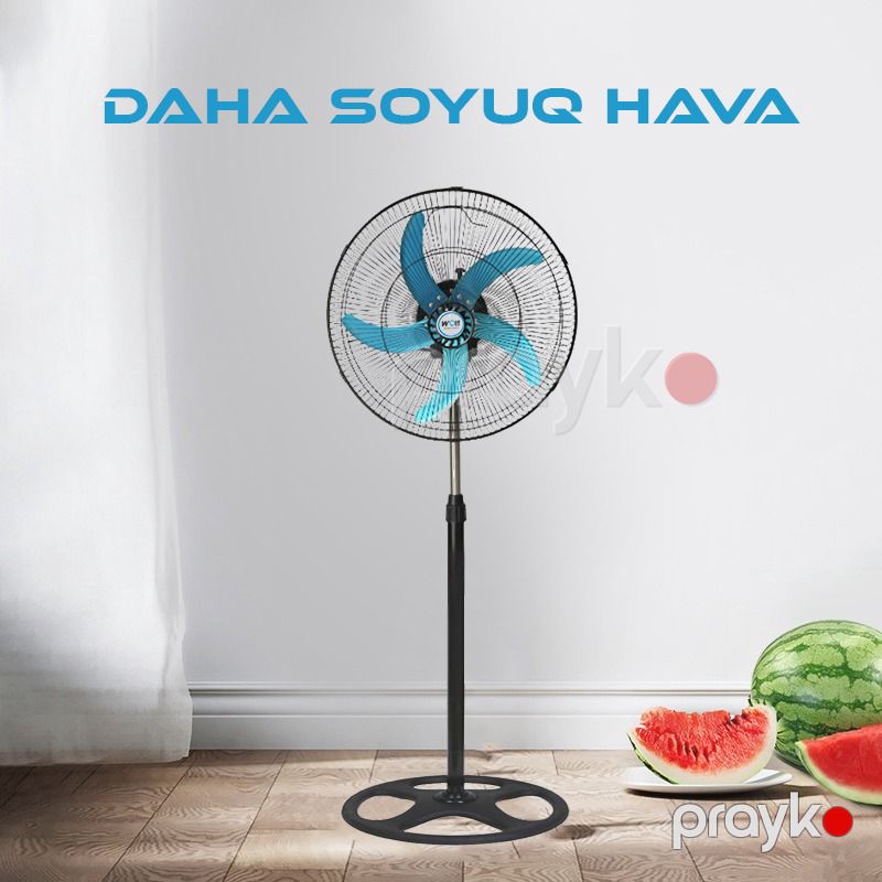 Ev üçün Stend Sərinkeş Ventilyator Wolf WF-5327 Elektrikli Döşəməüstü Fan Wolf Ventilyator — Ventilyatorlar, Bakı (4)