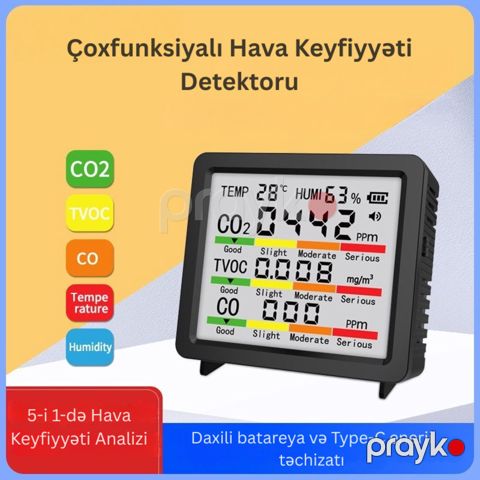 Hava keyfiyyəti monitoru MT66 — Bakı