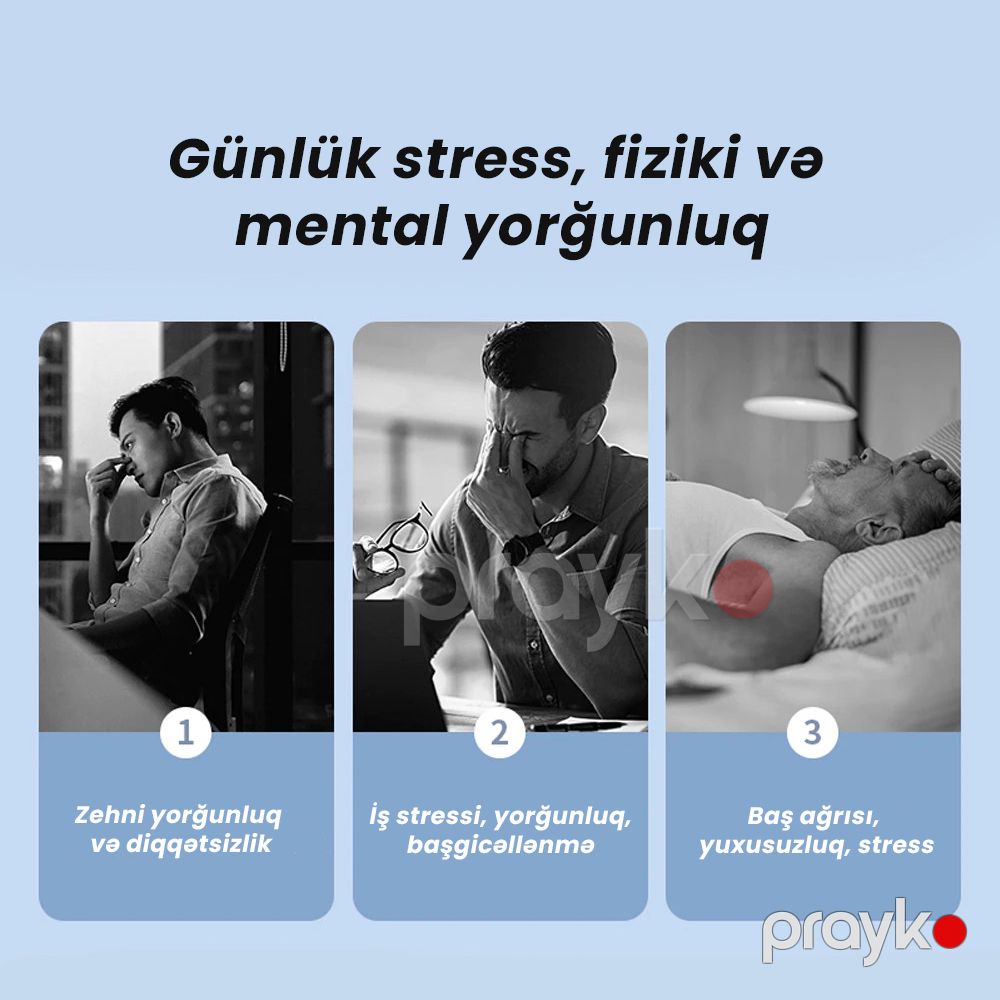 Baş Masaj Edən Alət Akupunktur Masajı Təkrar Doldurulan Batareya Vibrasiyalı Baş Masajı — Fitness və yoqa, Bakı (5)