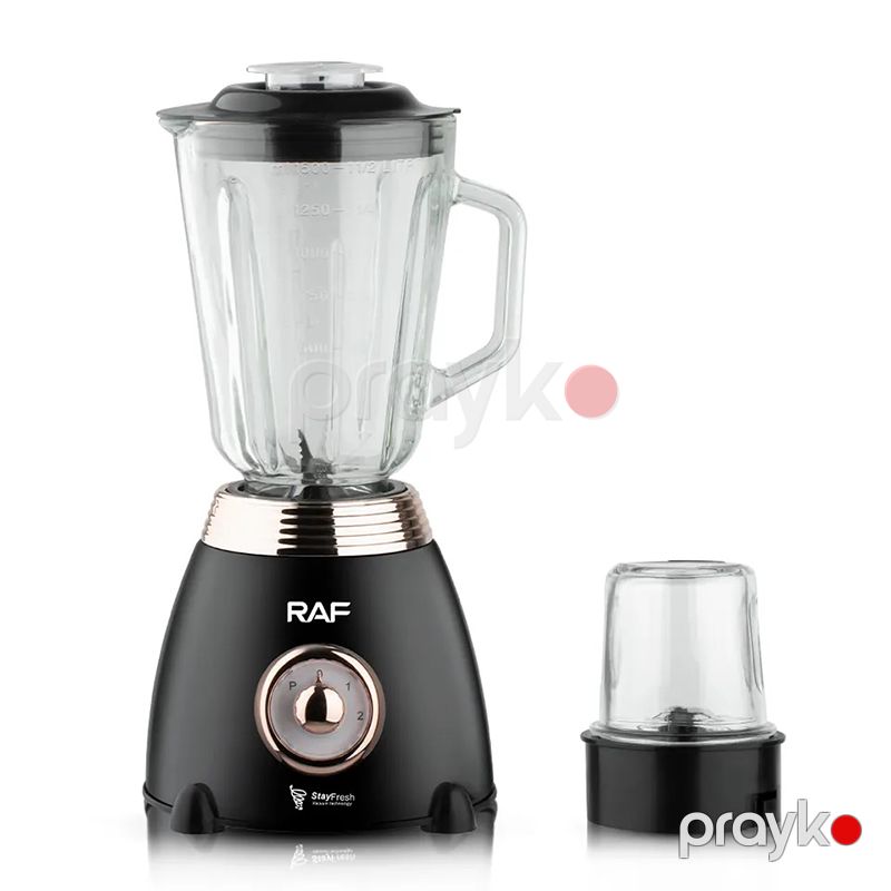 3 Sürət Ayarlı RAF Çoxfunksiyalı Şüşə Blender 1000W Gücündə Professional Gold Mətbəx Blenderi 1.5L — Blenderlər, xırdalayanlar və mikserlər, Bakı (2)