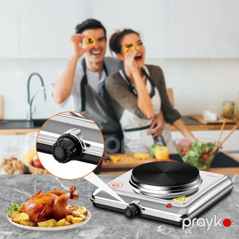 Sokany SK-5113 Elektrikli Soba Paslanmaz Polad Plitə Qızdırıcı 1000W — Plitələr, Bakı (2)