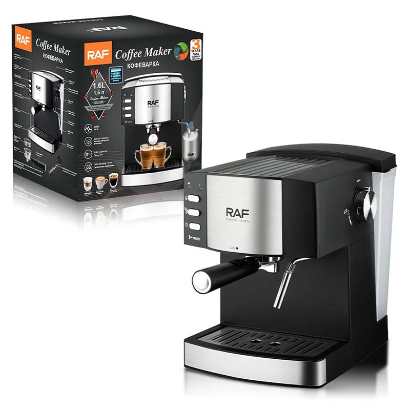 RAF Professional 1.5L Espresso Qəhvə Dəmləyən Maşın Müasir Elelektrikli Paslanmayan Polad Kofe Maşını R.113 — Digər mətbəx texnikası, Bakı (5)
