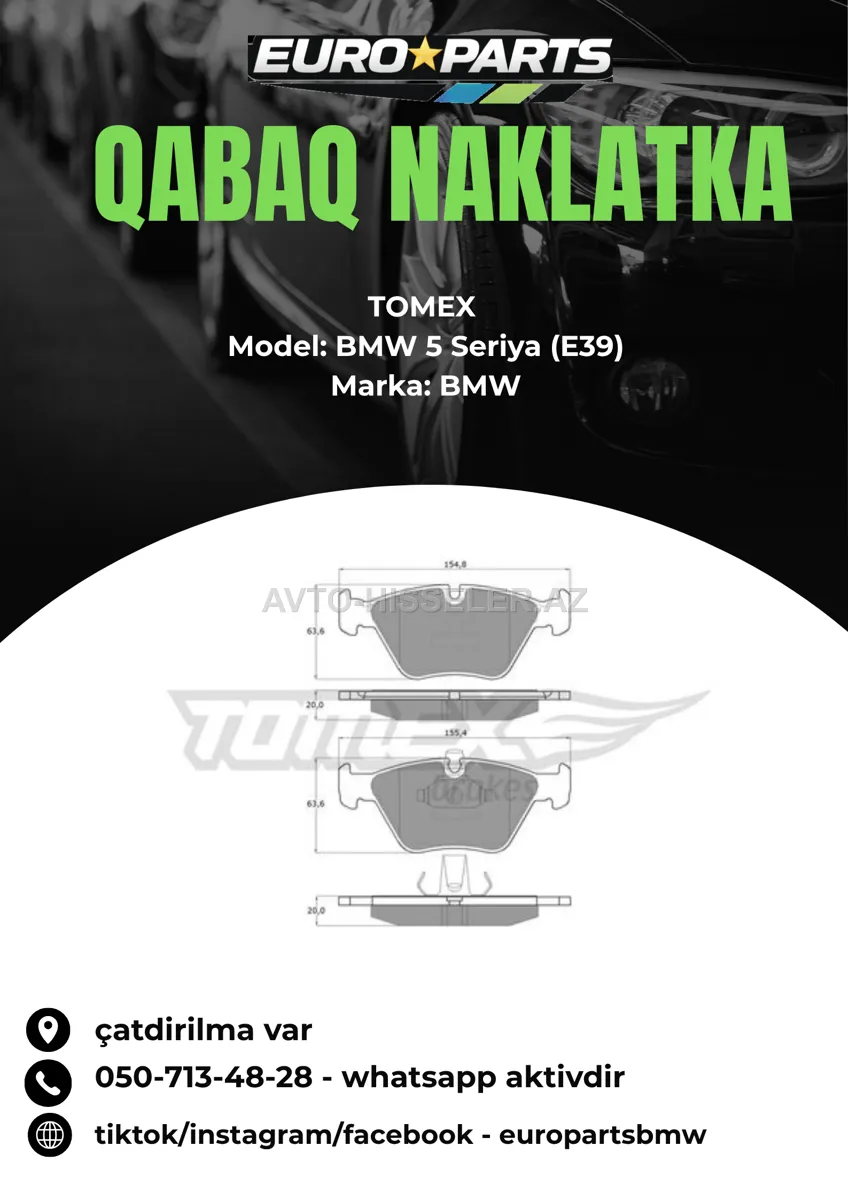 bmw naklatka qabaq — Bakı