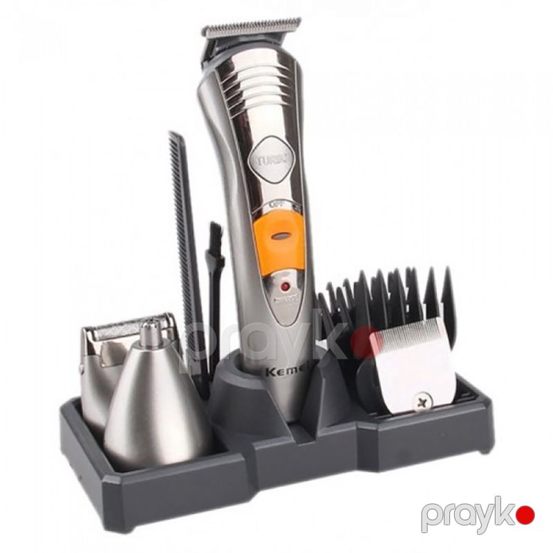 Kemei KM-580A Çoxfunksiyalı Saç Saqqal Təraş Maşını Burun Qulaq Trimmer 3 W — Usturalar, trimmerler və epilyatorlar, Bakı (5)