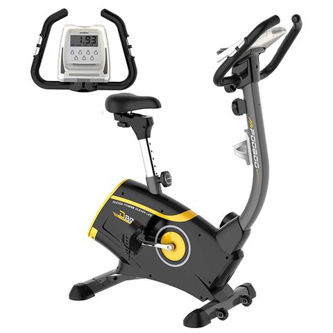 Jkangfıt Məşq Velosipedi, 8 Səviyyəli Maqnit Müqavimətli Daxili Velosiped, LCD Monitor və Rahat Oturacaq, Yaşlılar üçün 300 LB Tutumlu Stasionar Velosiped — Fitness və İdman Avadanlıqları