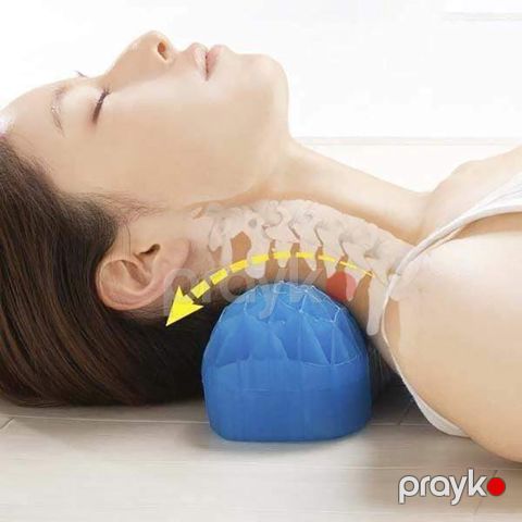 Premium Elastik Gel Yuxu Yastığı Boyun və Bel Ağrıları üçün Masaj Yastığı — Bakı